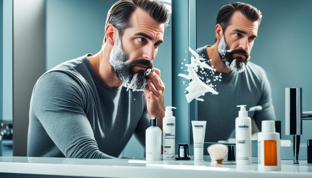 Efecto shedding del minoxidil en la barba