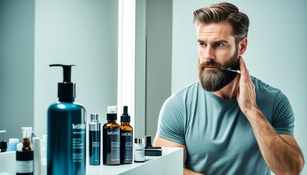 consideraciones importantes antes de usar minoxidil para el crecimiento de la barba