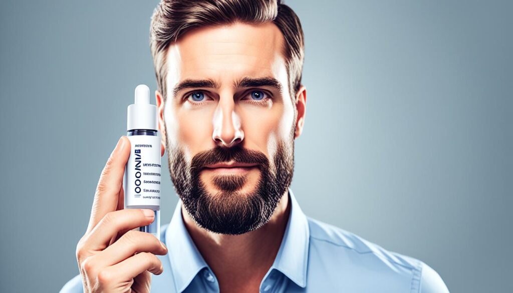 modo de uso del Minoxidil para la barba