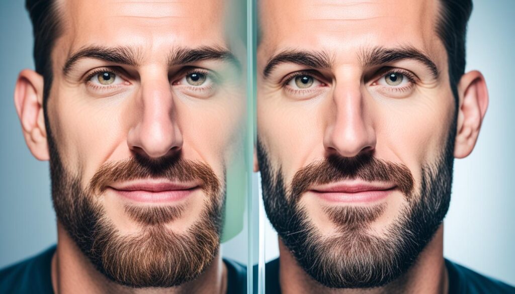 resultados del Minoxidil en la barba